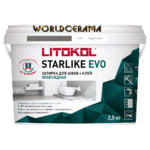 Затирка Эпоксидная STARLIKE EVO 2.5 кг. S.120 GRIGIO PIOMBO